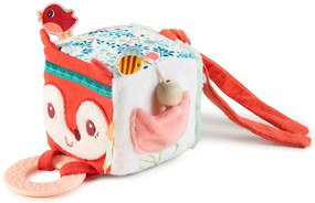 Lilliputiens - textilná kocka s aktivitami - líška Alice