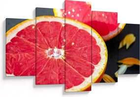 Obraz rozkrojených grapefruitov (150x105 cm)