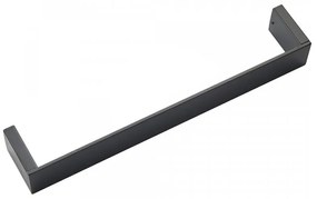 Cerano Camill, nástenný držiak na uteráky 40 cm, čierna matná, CER-CER-428986
