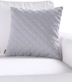 Obliečka Kinga pikovaná 43 x 43 cm farba produktu sivá látka lesklá, zamatová