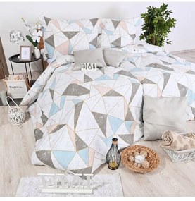 Obliečky ZAFER satén EMI, Štandardný set jednolôžko obsahuje 1x 140x200 + 1x 70x90