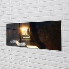 Obraz plexi Cave krížia slnko 120x60 cm