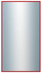 DANTIK - Zrkadlo v rámu, rozmer s rámom 50x90 cm z lišty Hliník červená (7269210)