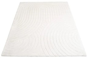 Koberec WAVES 501 biely / slonia kosť