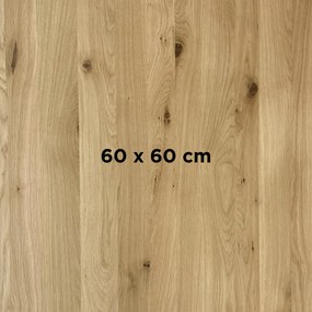 DUBLINO OAK PREMIUM 27 MM - MASÍVNA STOLOVÁ DOSKA 60 x 60 cm