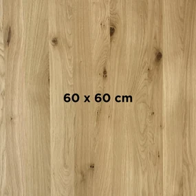 DUBLINO OAK PREMIUM 27 MM - MASÍVNA STOLOVÁ DOSKA 60 x 60 cm