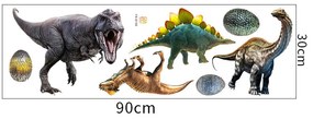 Samolepka na stenu "Dinosaury 7" 98x50cm