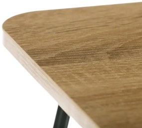 Autronic BONTEC Odkladací stolík 53x30x22cm, mdf, hnedá, GD-022 OAK Farba: Hnedá