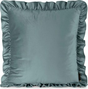 DEKORAČNÁ OBLIEČKA NA VANKÚŠ BRENDA 45X45 CM SVETLOMODRÁ