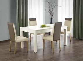 Rozkladací jedálenský stôl Severo 160/300 cm biely