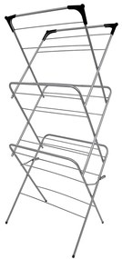 Erga Model 150, 3-poschodový sušiak bielizne 59,5x52,2x130,5 cm, seda-cierna, ERG-SEP-10STWIE000A02