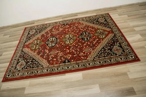 Koberec Afgan E788A červený / čierny