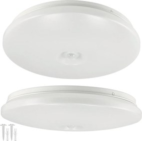 BERGE Prisadený LED stropný panel 2x E27 pre MAX 40W LED žiarovky