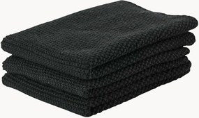 Kuchynské utierky Nordic Black, 3 ks