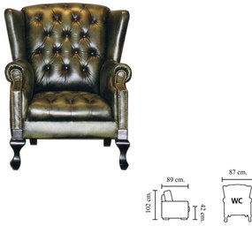 furniture-nabytek.cz - Kreslo Chesterfield