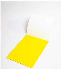 Elektrostatická popisovacia fólia Symbioflipcharts 50 x 70 cm - 25 listov, žltá