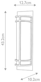 Feiss - Nástenné svietidlo FUSION 2xE27/60W/230V