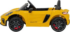 Elektrické autíčko Porsche Spyder RS 718 Lakier žlté