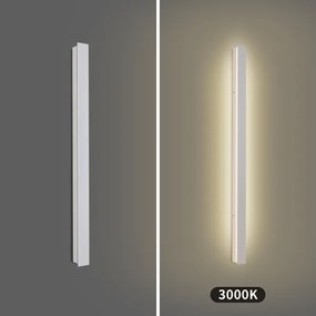 BRILAGI - LED vonkajšie nástenné svietidlo LINEAR LED/22W/230V 3000K IP65 100 cm biele CRI 90