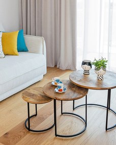 Súprava stolíkov Loft 3 ks.