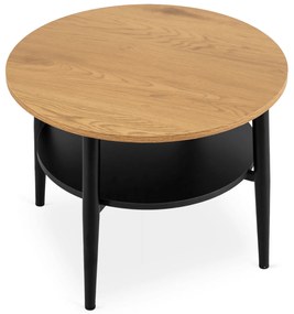 PROXIMA.store - Dizajnový konferenčný stolík PAULO FARBA: čierna, Materiál: orech