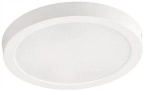 BERGE Prisadené LED stropné svietidlo 18W - 1980lm - 4000k - biely kruh