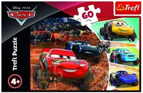Puzzle Disney Cars 3/McQueen s přáteli 33x22cm 60 dílků