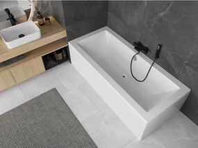 Mexen Cube obdĺžniková vaňa 180 x 90 cm s panelom, biela - 55051809000X