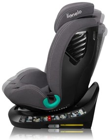 Lionelo - Otočná autosedačka s bázou BASTIAAN ONE i-Size 40-150 cm Grey Stone