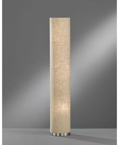 Béžová stojacia lampa s textilným tienidlom (výška 110 cm) Thor – Fischer & Honsel