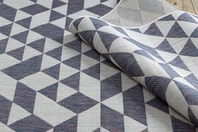 Koberec SIZAL SION geometric 22373 ecru/nebeský/rúž