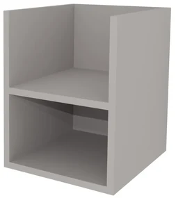 Mereo, Mereo Aira, kúpeľňová skrinka 40 cm, spodná, Multidecor, Arktická sivá, MER-CN795SARS1