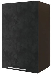 Skrinka do kuchyne Malmo Ares black W2/45 lava