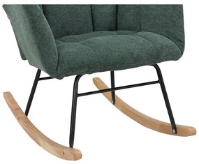 Zelené hojdacie kreslo Elza – Støraa