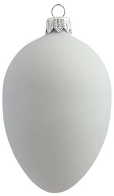 Sklenené vajíčko šedé