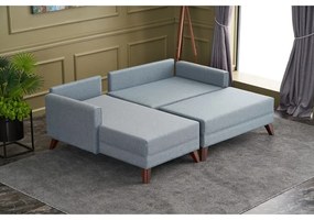 Svetlomodrá rohová pohovka (ľavý roh) Bella – Balcab Home