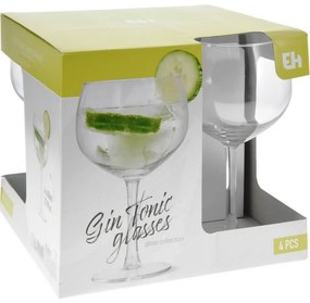 EH 4-dielna sada pohárov Gin Tonic, 650 ml