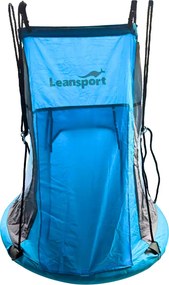 LEAN Sport Hojdací stan Čapie hniezdo Modrý 90-100 cm