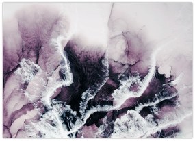Obraz - Fialový mramor N⁰2 (70x50 cm)