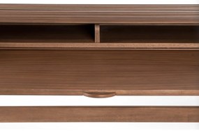 Hnedý písací stôl s výsuvnou doskou Zuiver Barbier