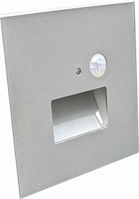 LED Schodiskové svietidlo so snímačom pohybu LED/1,5W/230V 3000/4000/6000K sivá