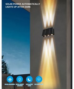 Immax 08491L - LED Solárne nástenné svietidlo so senzorom LED/2W/5V IP54