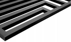 Regnis Kreon Zenit, vykurovacie teleso 1200x550 mm, 630W, čierna matná, KZ120/55/BLACK/D5