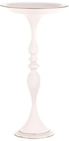 BONTEC Misa kovová - na stojane, 71 cm, aranžovacia, farba biela Farba: Biela