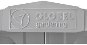 Plechový záhradný domček Globel Dream 10x10 295x299 cm strieborný