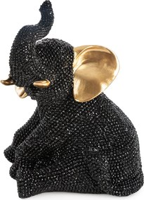 DEKORAČNÁ SOŠKA ELDO 14X12X18 CM ČIERNA