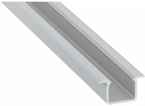 Led-Labs LED profil LUMINES typ U strieborný elox 2,02m
