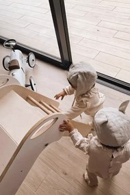 Drevená skladacia šmýkačka pre deti – bezpečná zábava do izby aj herne