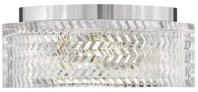 Hinkley HK-ELLE-F-S-CM - Stropné svietidlo 2xE27/60W/230V pr. 30,5 cm chróm