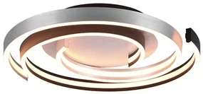 LED stropné osvetlenie Trio Caya hliník 641910205